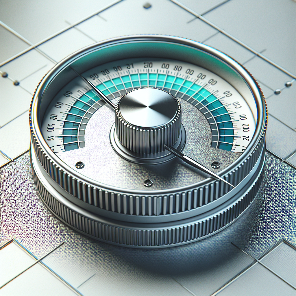 Precision gauge measuring daily sales performance against targets